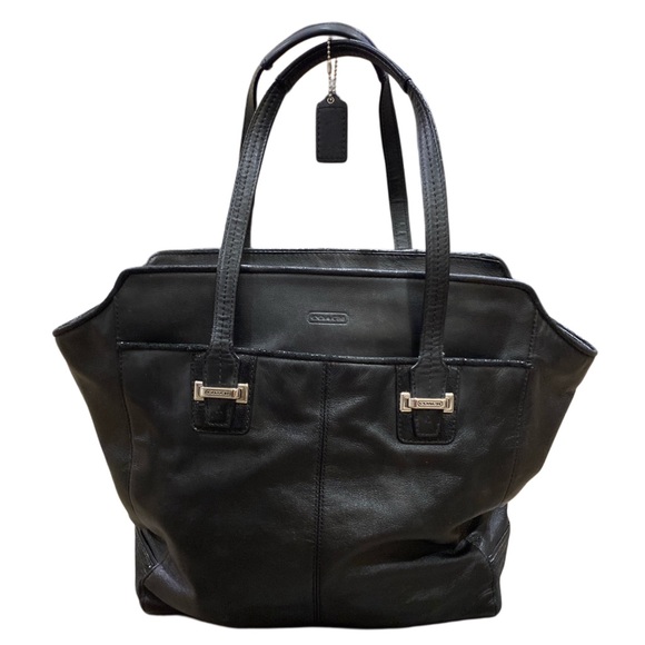 🔥 SALE 🔥 COACH TAYLOR LEATHER NORTH/SOUTH TOTE - F25941 - Picture 11 of 15